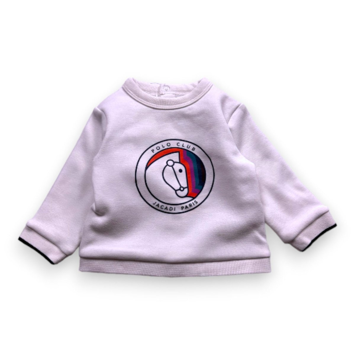 Sweat bébé - Très bon état blanc, JACADI