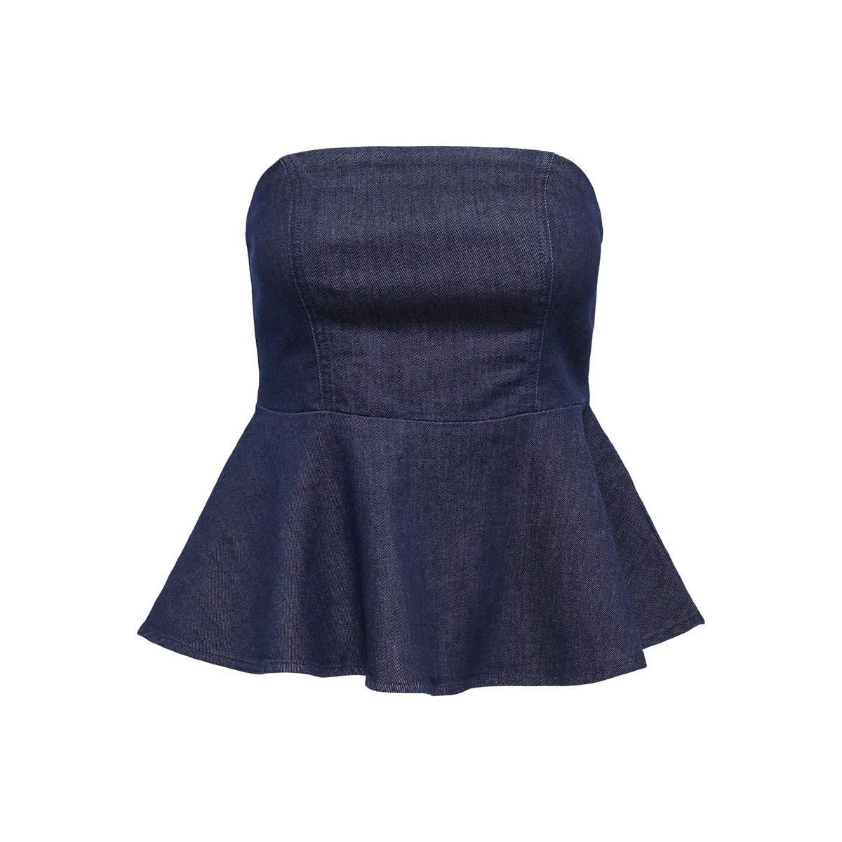 Top dark blue denim, ONLY