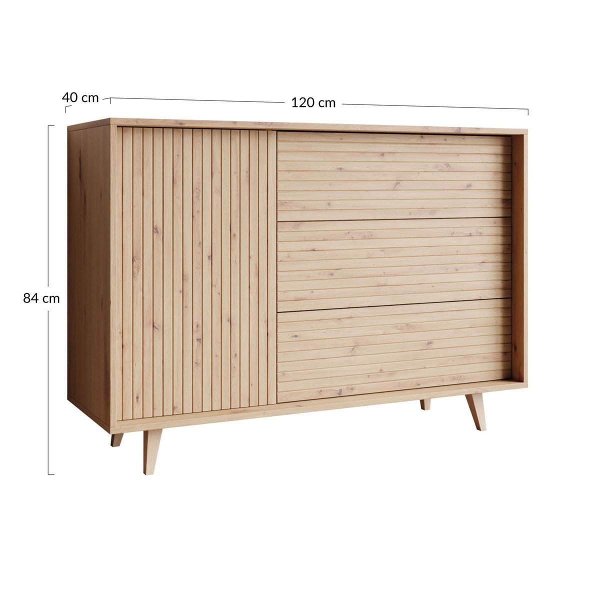 Buffet - DIEGO bois, BEST MOBILIER