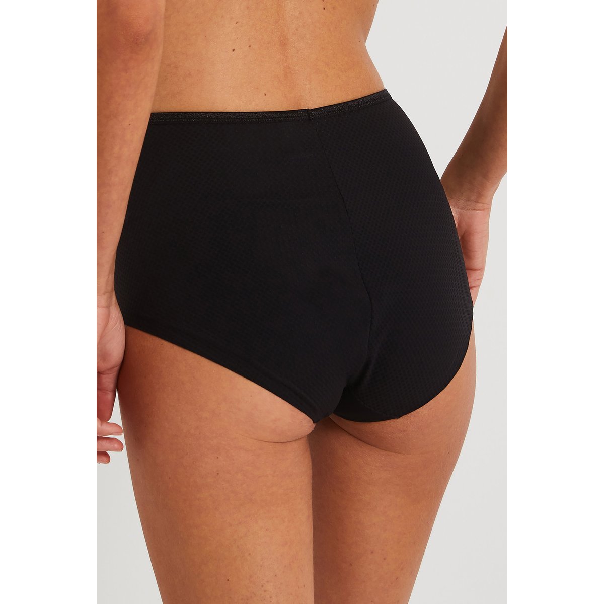 Culotte ventre plat noir, MONOPRIX