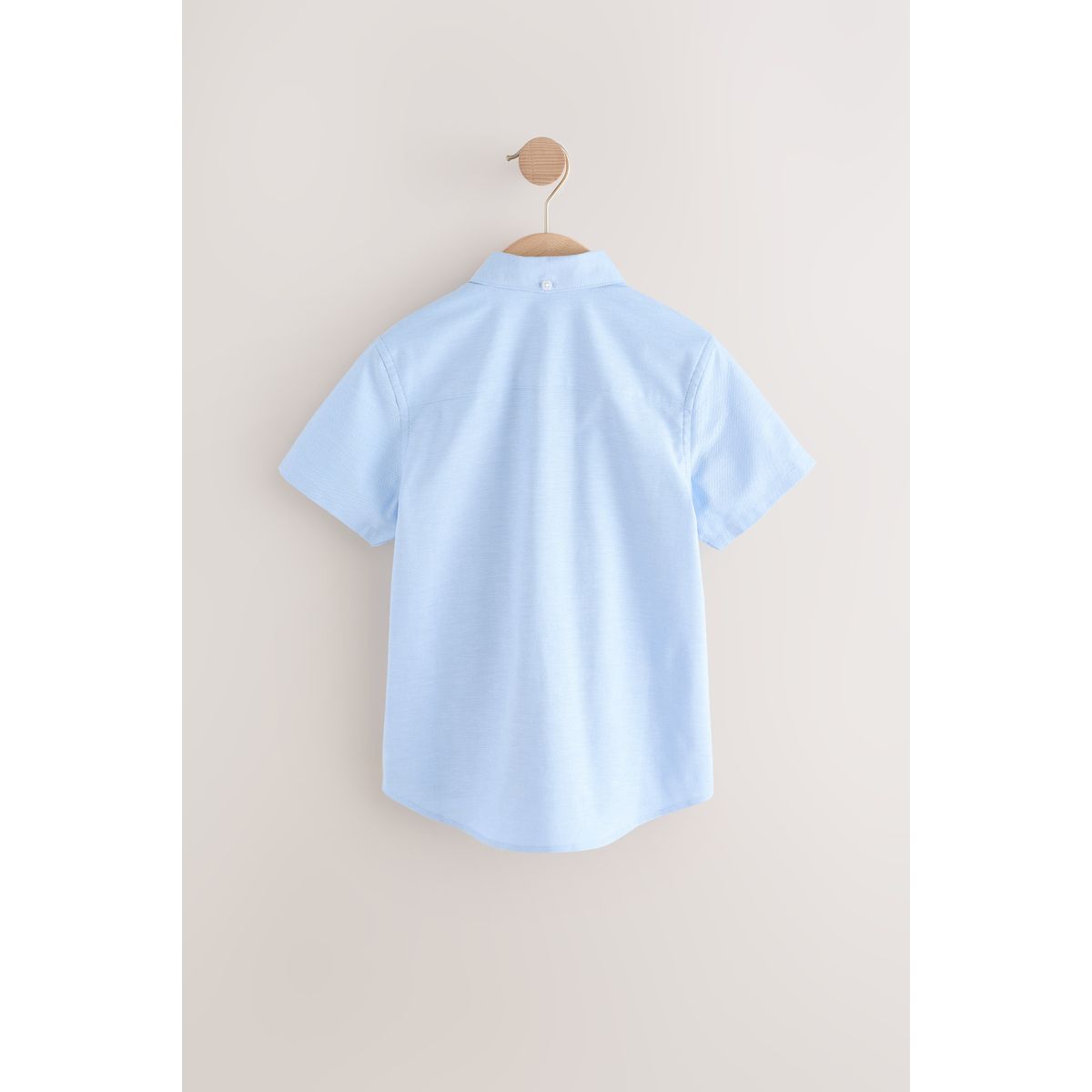 Chemise oxford à manches courtes, lot de 2 blanc/bleu, NEXT