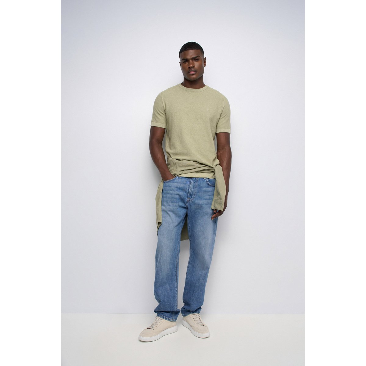JEAN STRAIGHT FIT bleu turquoise, SALSA JEANS