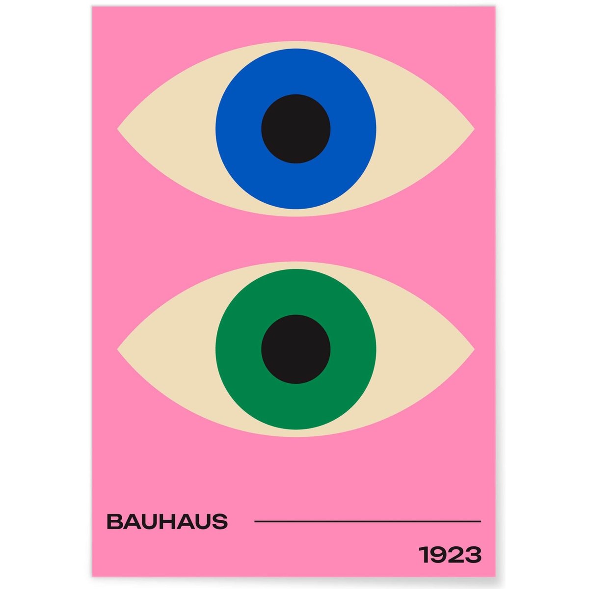 Affiche Bauhaus 31 blanc, L'AFFICHERIE