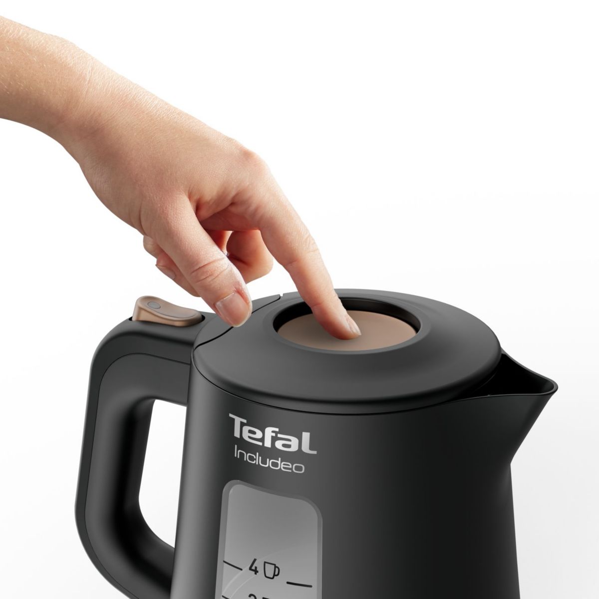 Bouilloire KI533811 INCLUDEO noir, TEFAL
