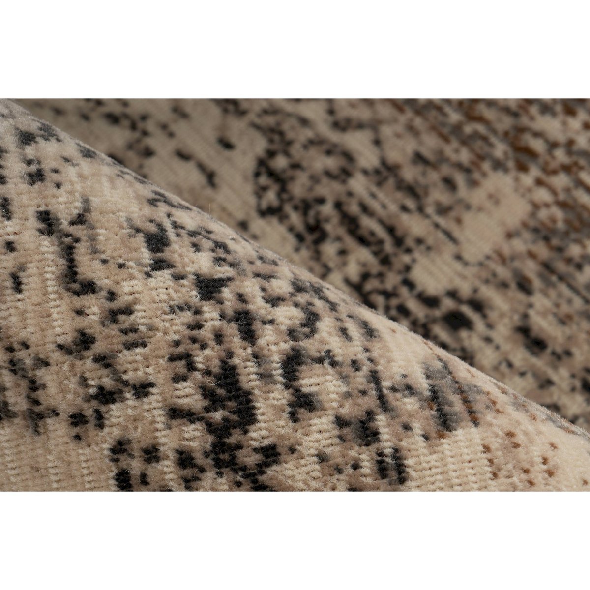 Tapis rectangulaire, Charin beige sable effet patiné vintage, ARTE ESPINA