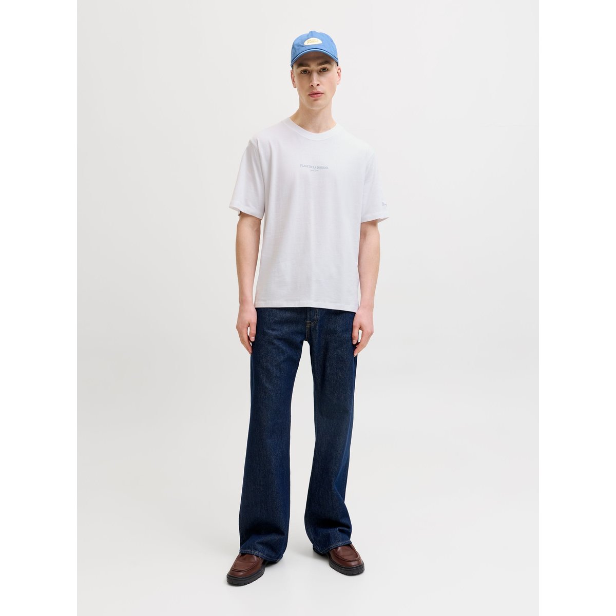 T-Shirt bright white 1, JACK & JONES