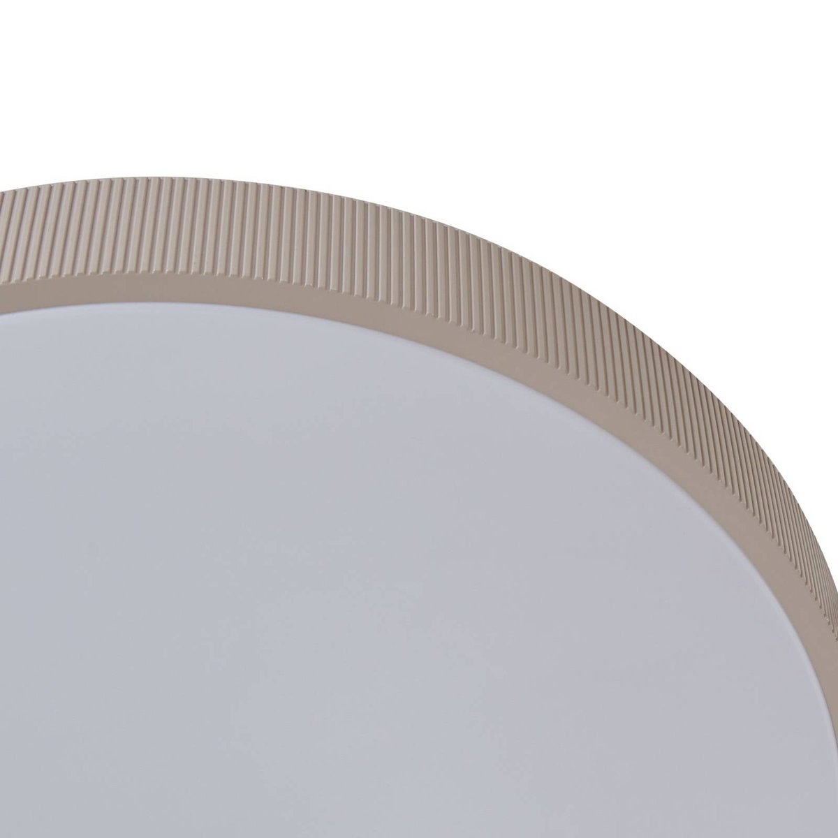 Plafonnier LED, Zylo blanc, taupe, LINDBY