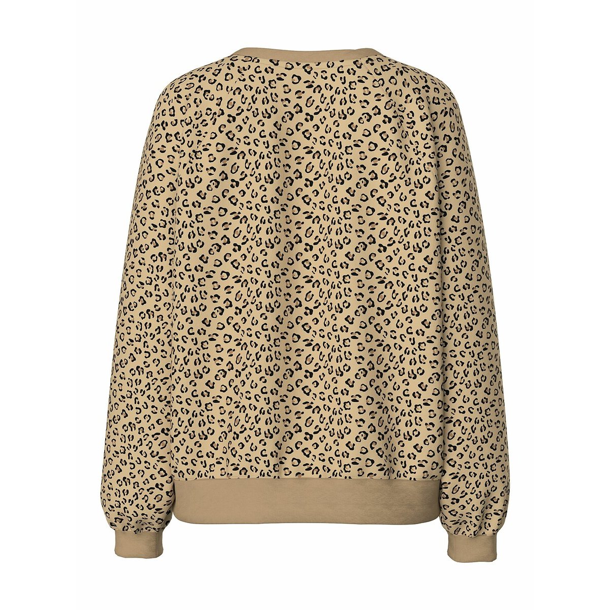 Leopard Print Sweatshirt leopard print, PIECES