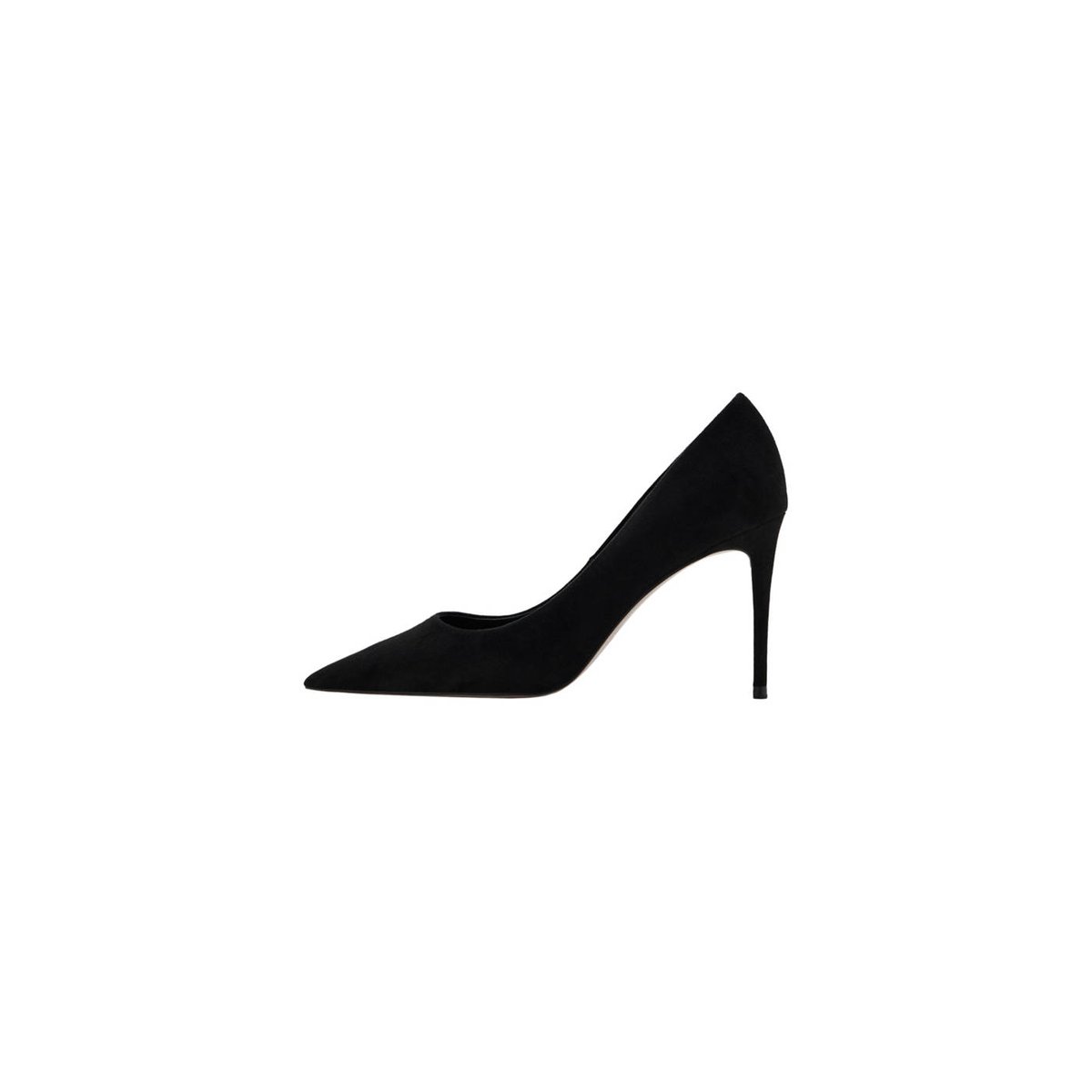 Chaussures pointues talon noir, MANGO
