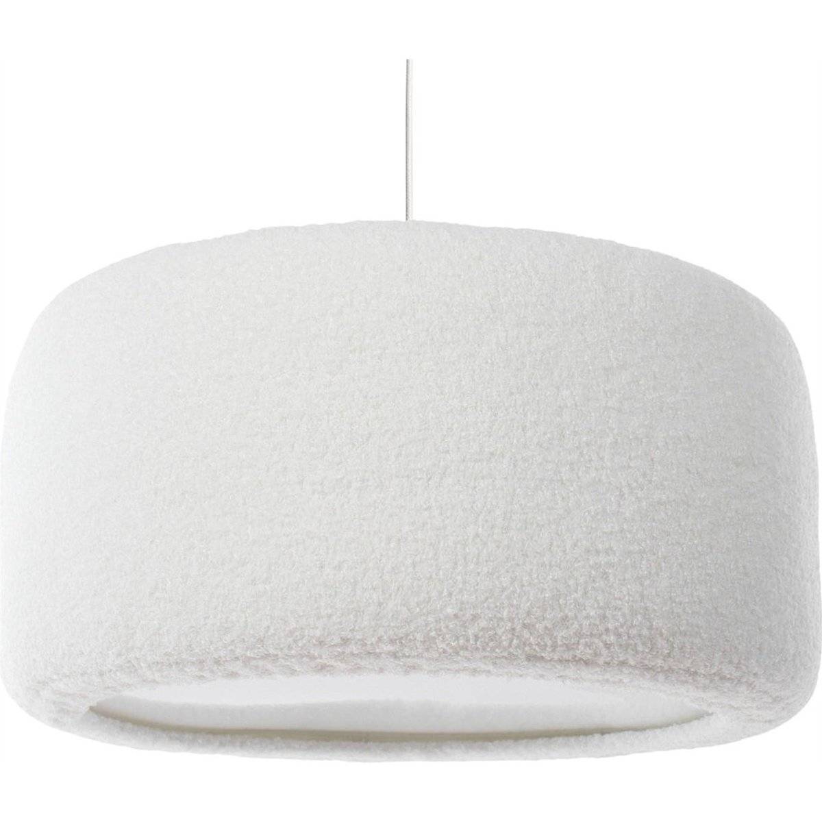 Suspension ronde en tissu peluche chambre enfant Cloud blanc nuage doux peluche, BPS KONCEPT
