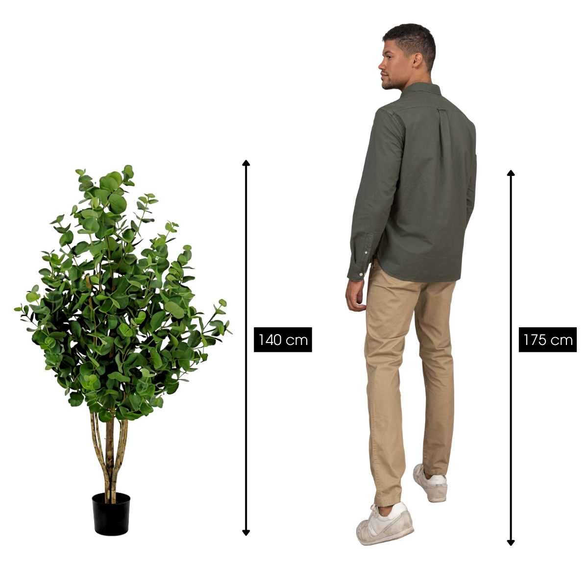 Plante artificielle EUCALYPTUSBOOM vert, MICA DECORATIONS