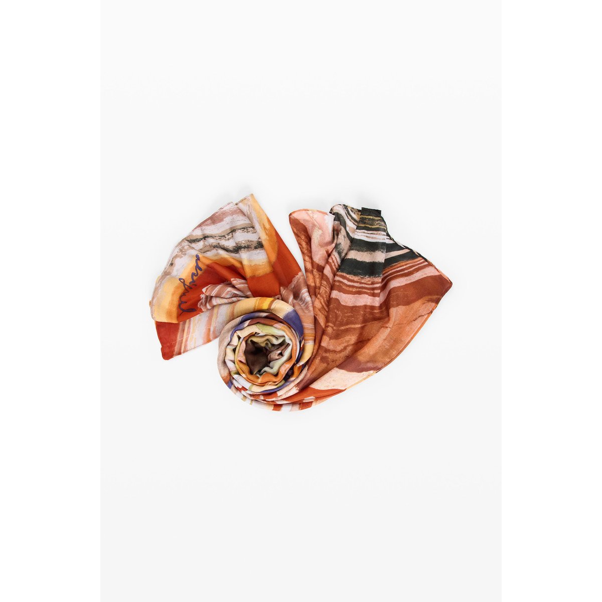 Foulard rectangulaire imprimé multicolore, DESIGUAL