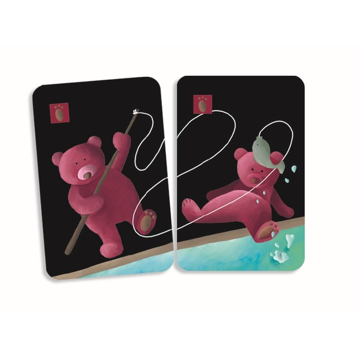 Mistigri Jeu de paires multicolore, DJECO