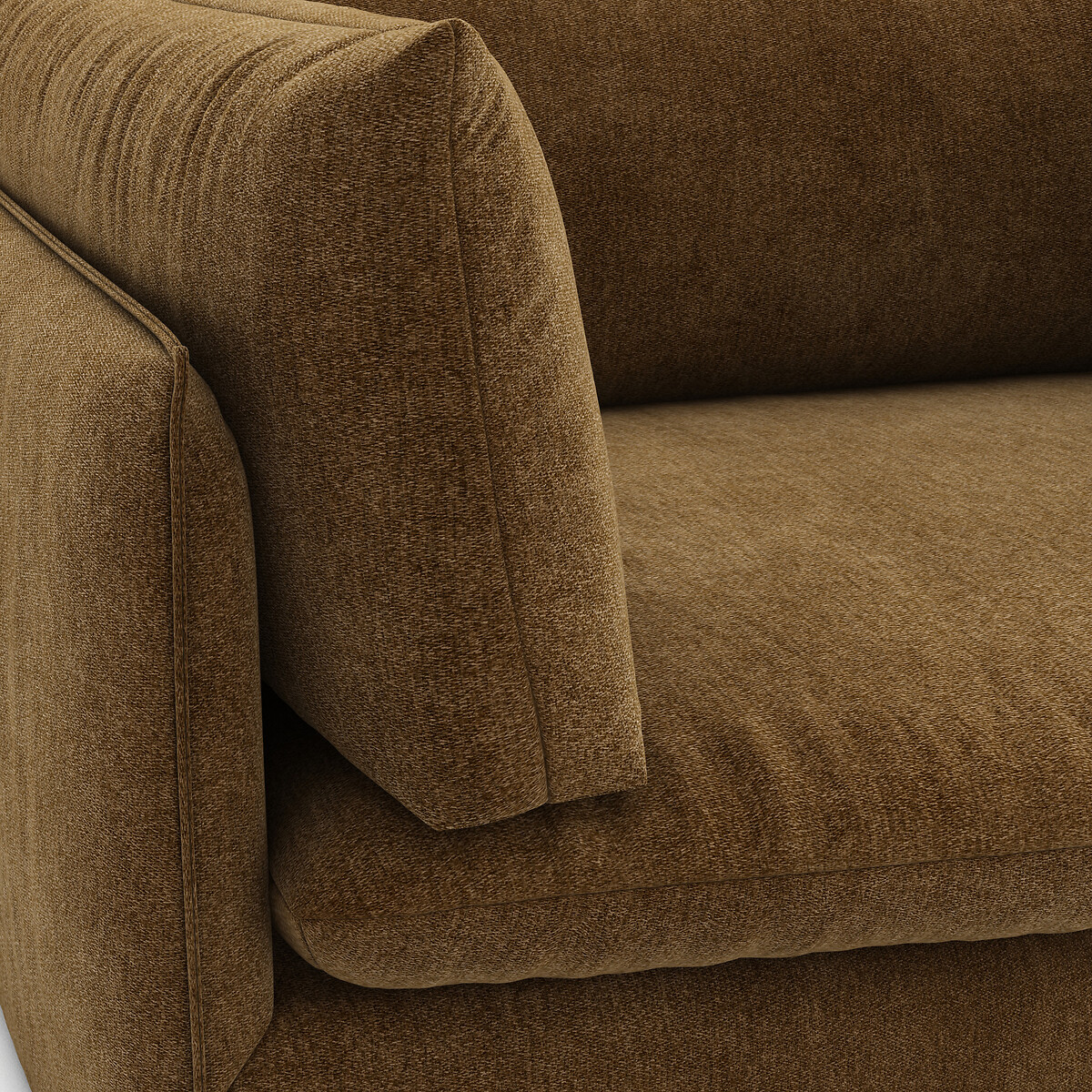 Élément fauteuil XL pour canapé modulable, en polyester chiné, MALO bronze, LA REDOUTE INTERIEURS