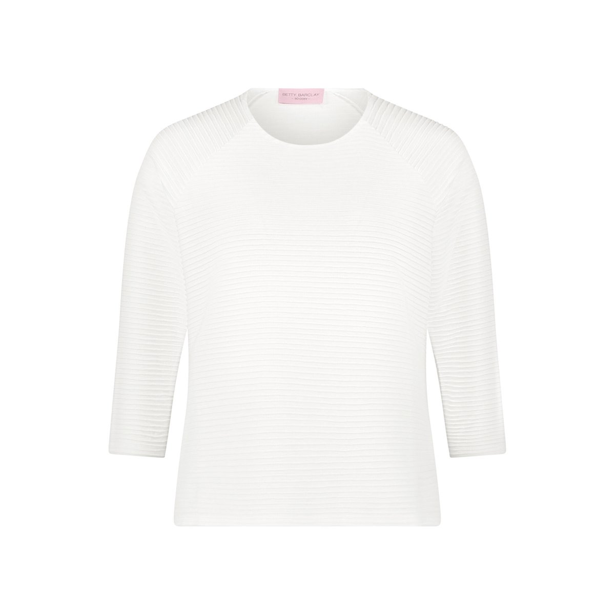 Haut casual de texture côtelée blanc, BETTY BARCLAY