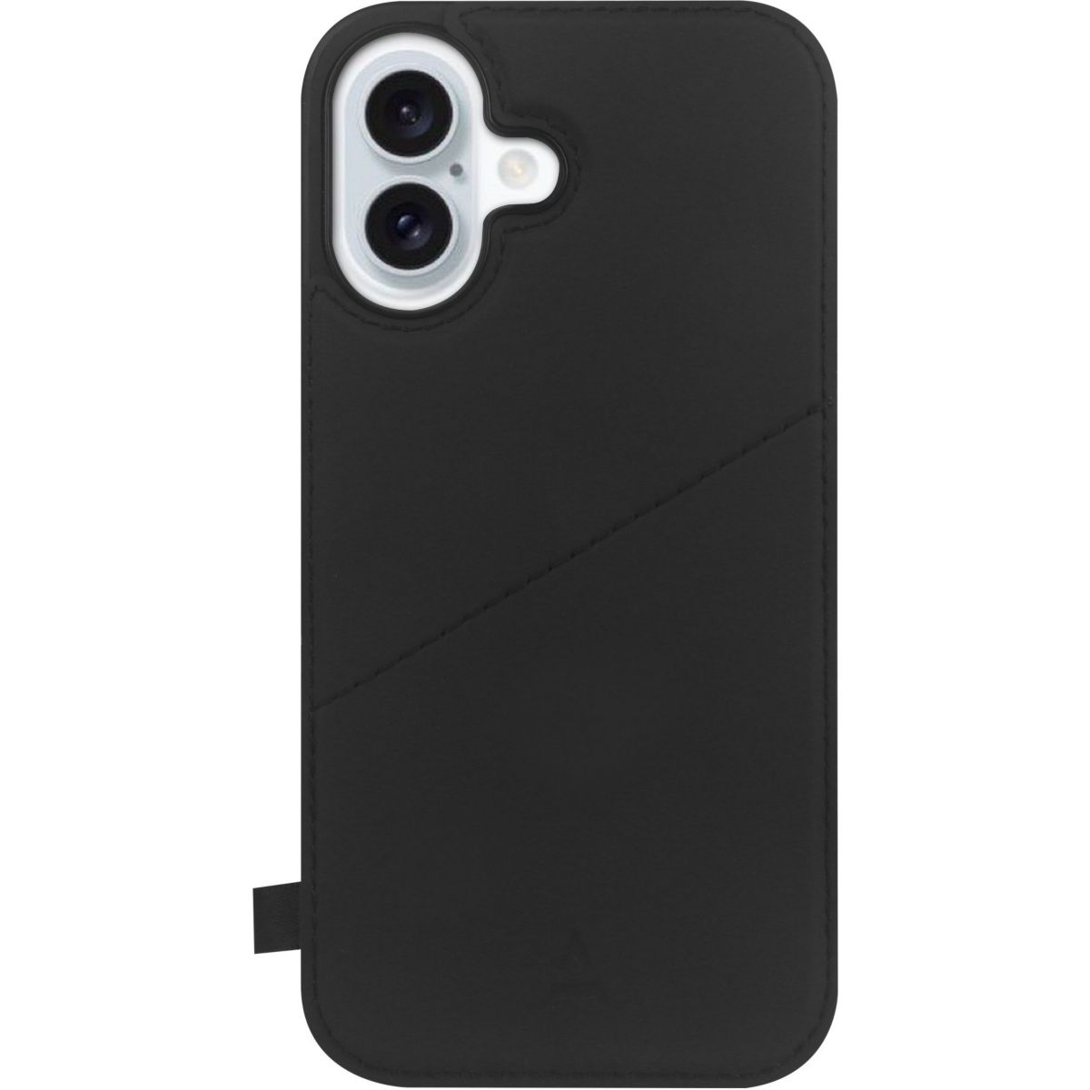 Coque iPhone 16 Plus 3 en 1 - Noir couleur unique, ADEQWAT