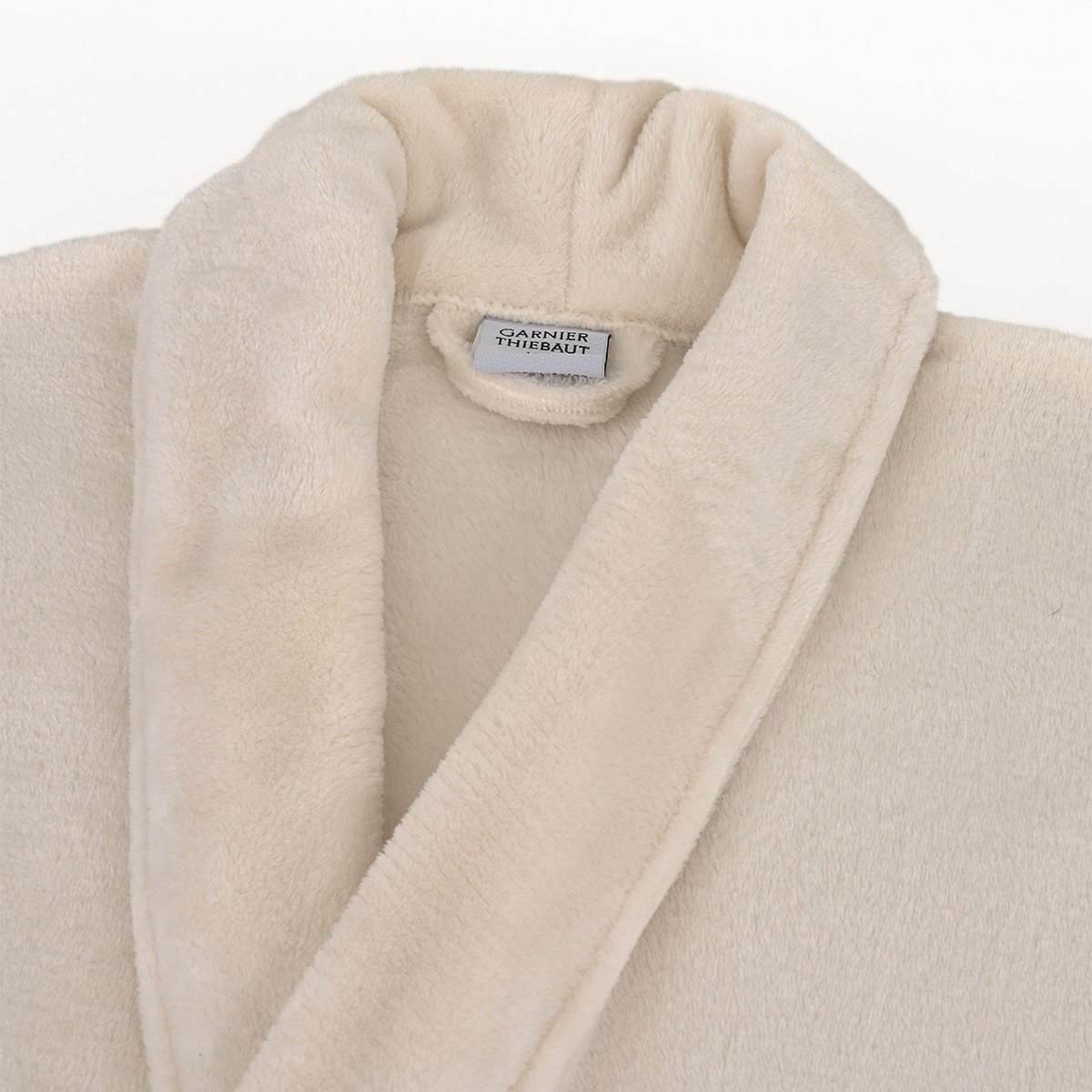 Robe de chambre polyester VALMOREL ivoire, GARNIER THIEBAUT