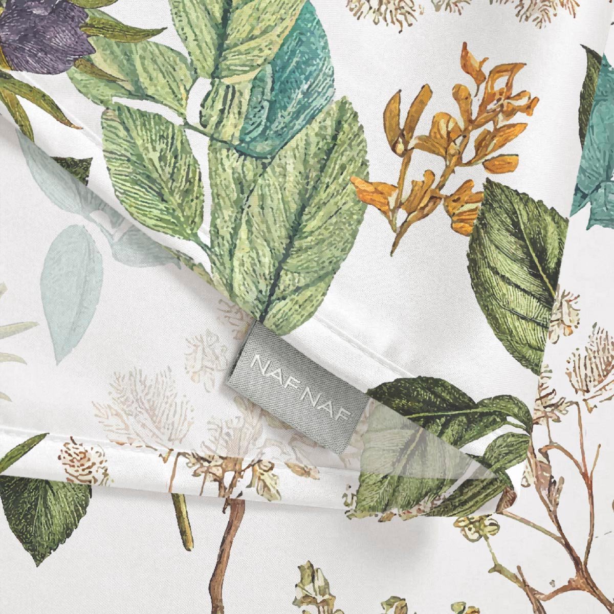 Nappe anti-taches Botanic - 100% coton - vert, NAF NAF HOME