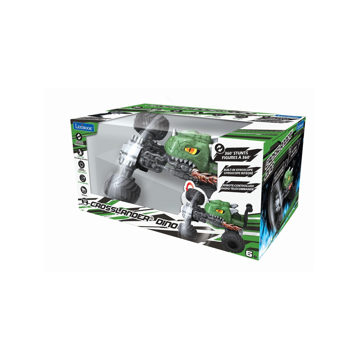 CROSSLANDER® DINO vert, LEXIBOOK