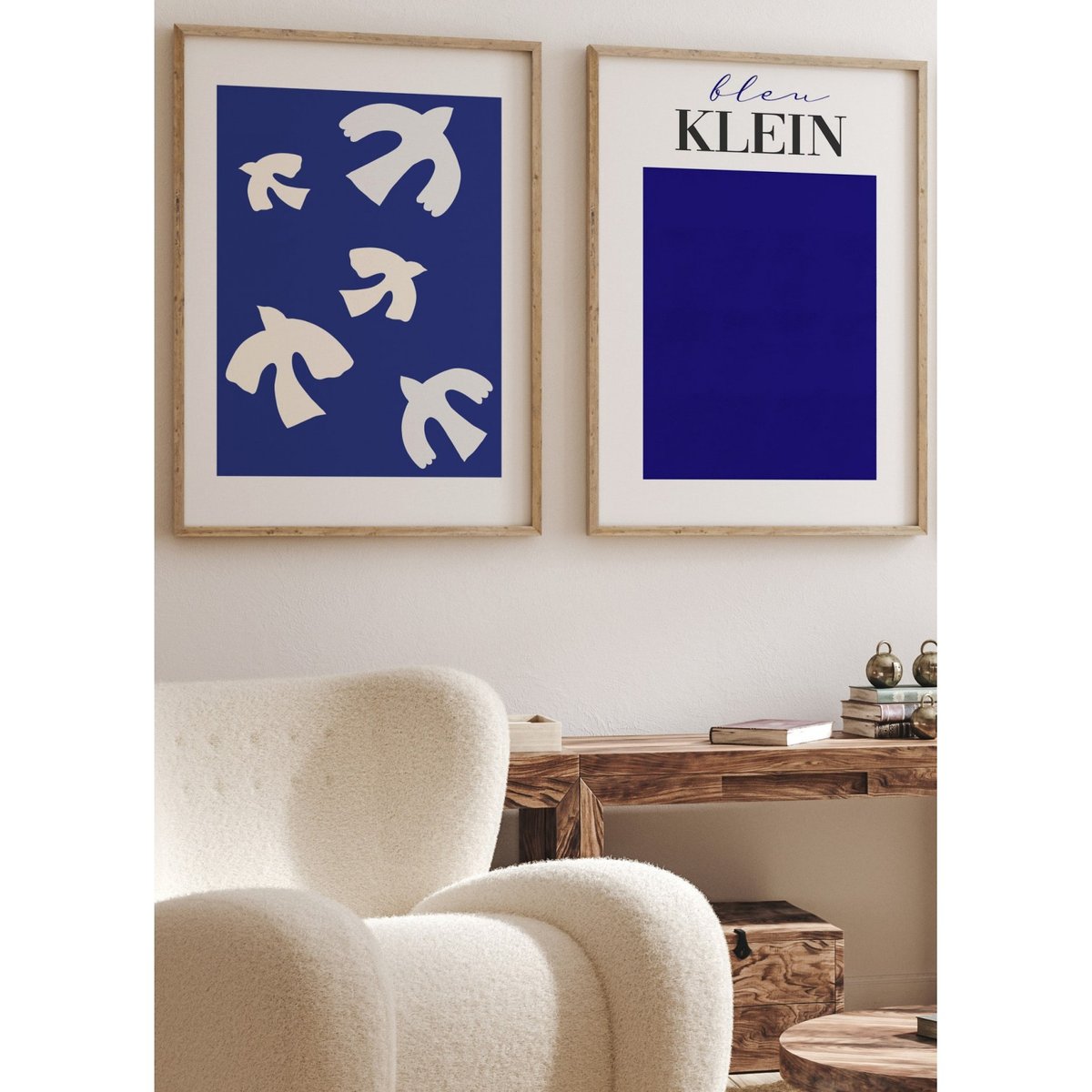Affiche Birds blanc, L'AFFICHERIE