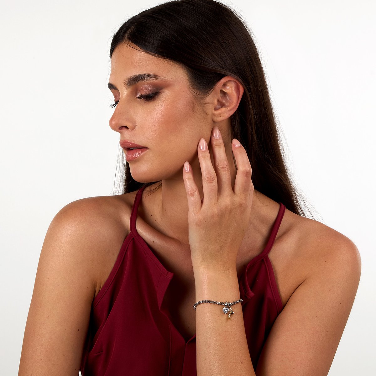 Bracelet DROPS stainless steel,yellow gold, MORELLATO