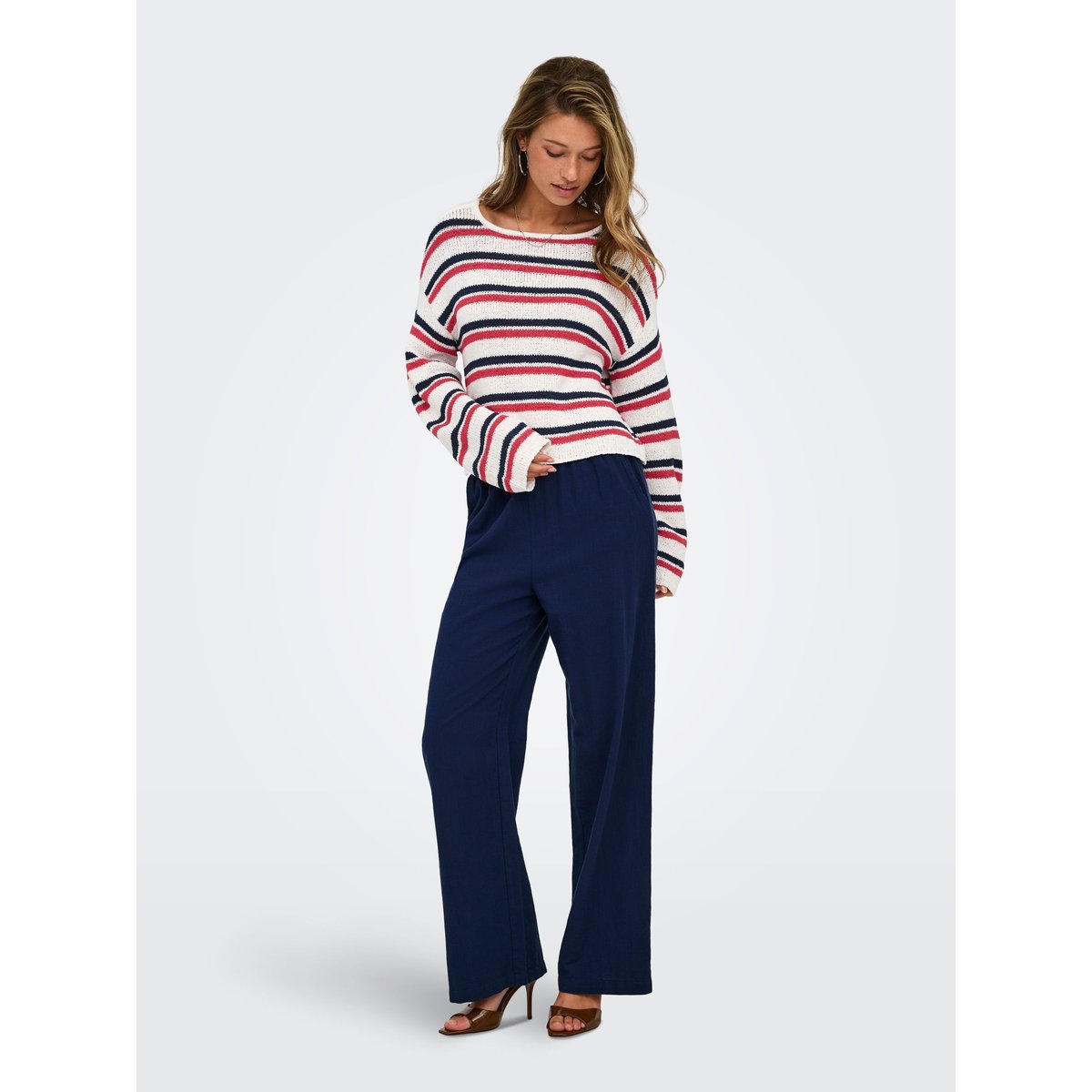Pull En Maille cloud dancer, ONLY