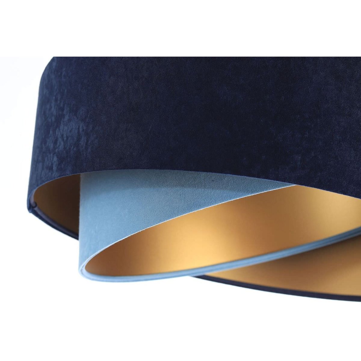 Suspension en tissu, GALAXY bleu, or, BPS KONCEPT