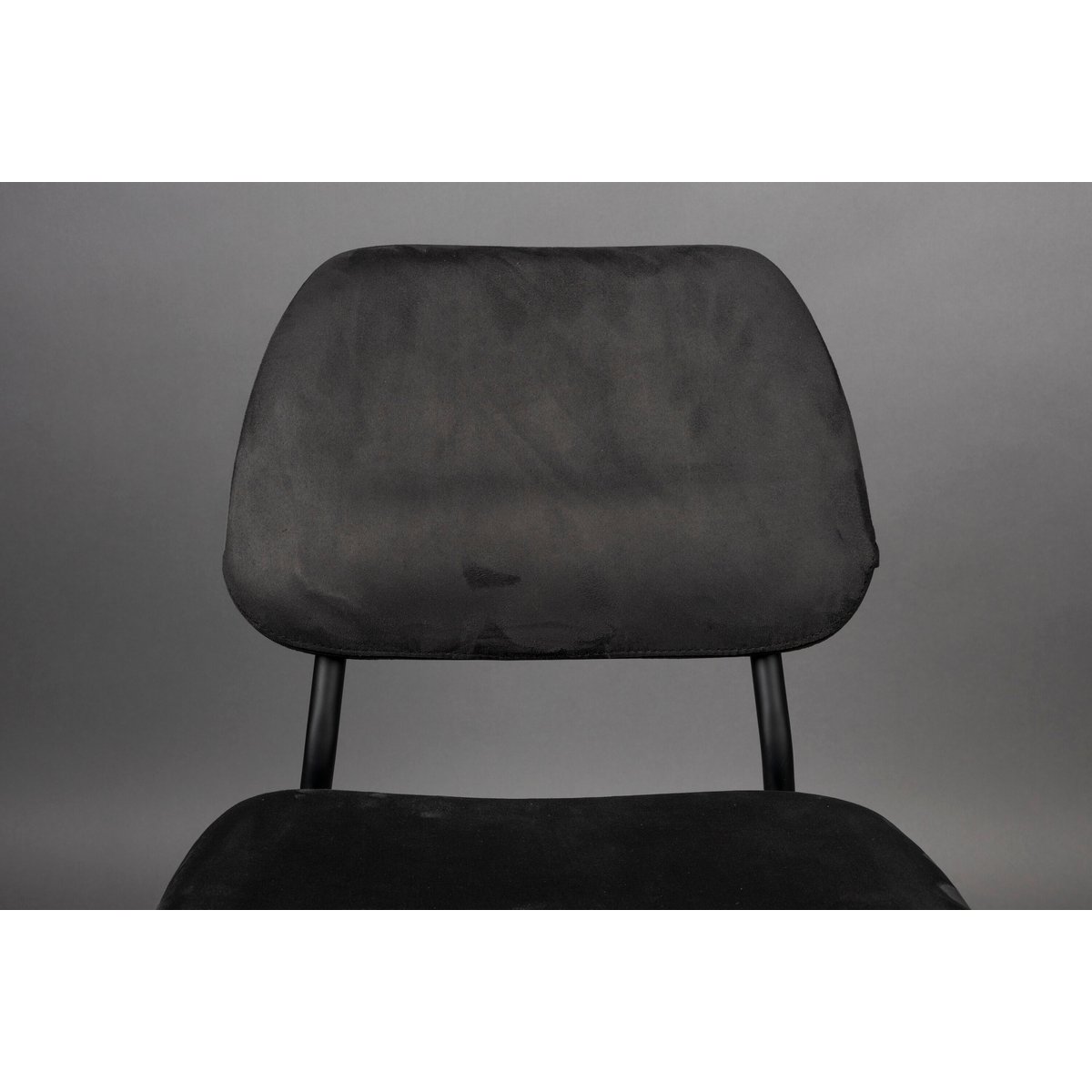 Chaise en tissu DARBY noir, DUTCHBONE