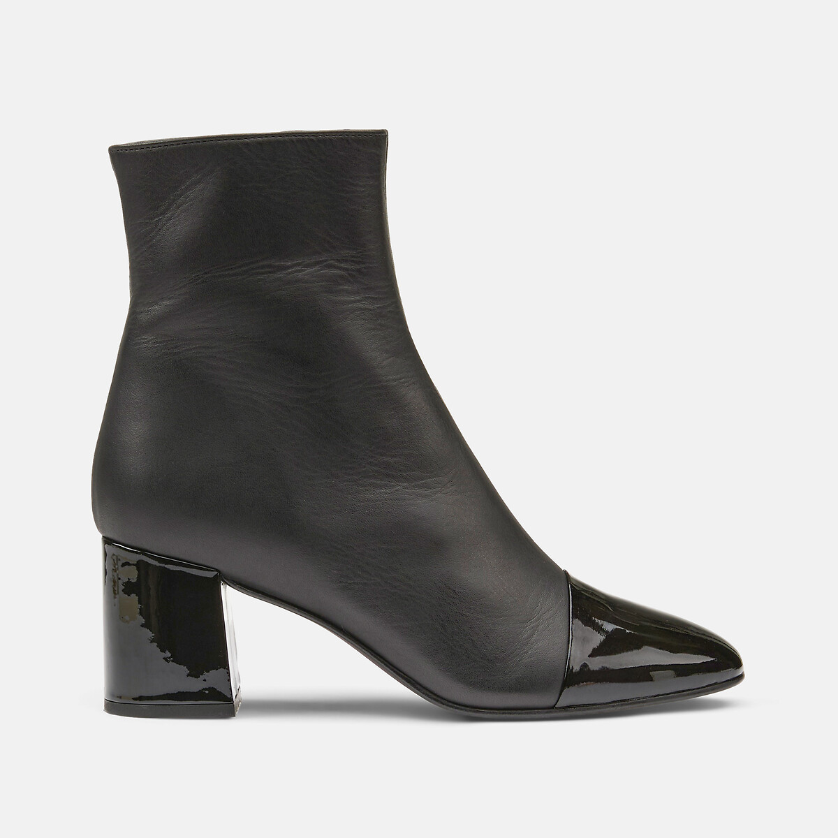 Bottines en cuir, à talons, DONIAMA noir, JONAK