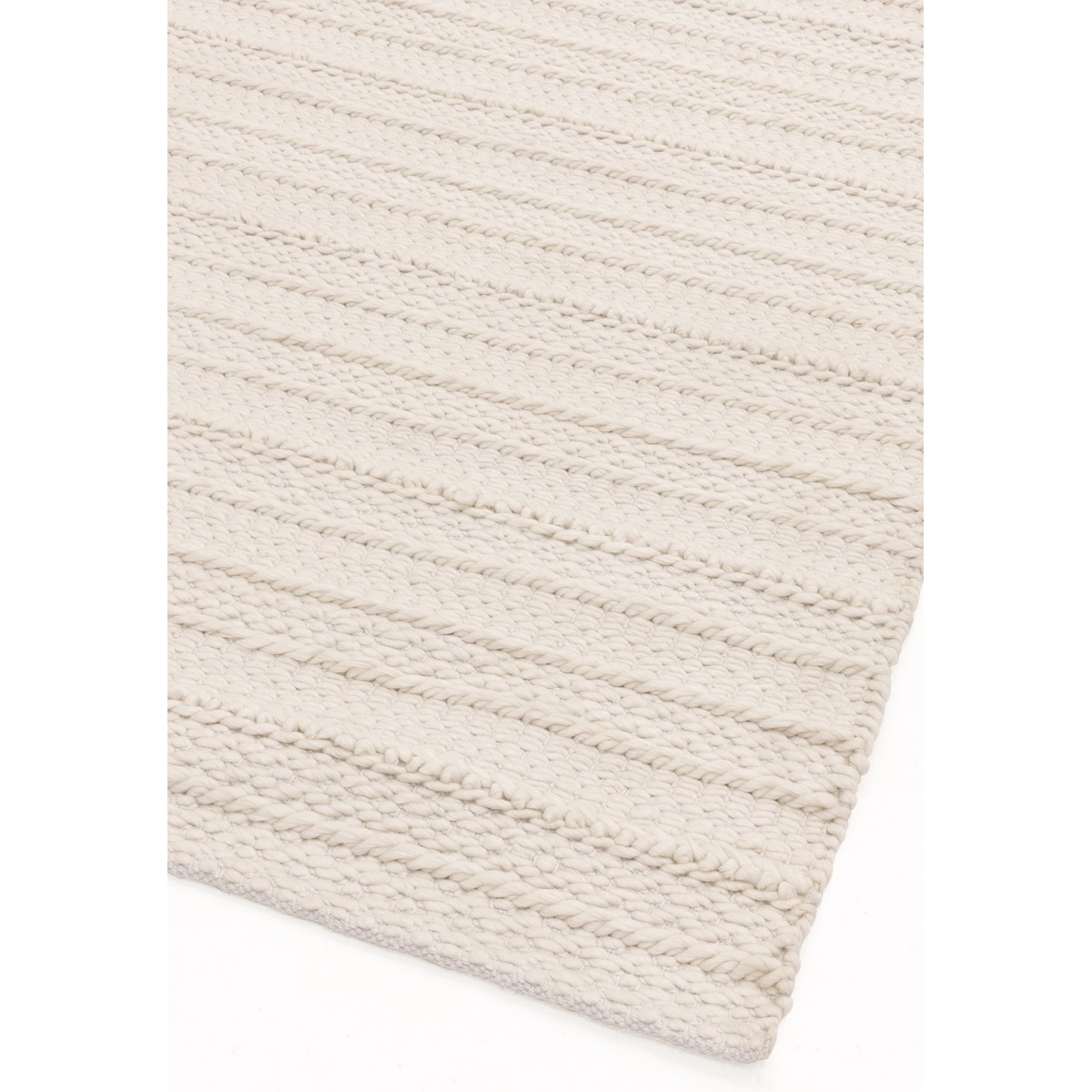 Tapis intérieur extérieur style jute BLACKSON blanc, NOVATREND