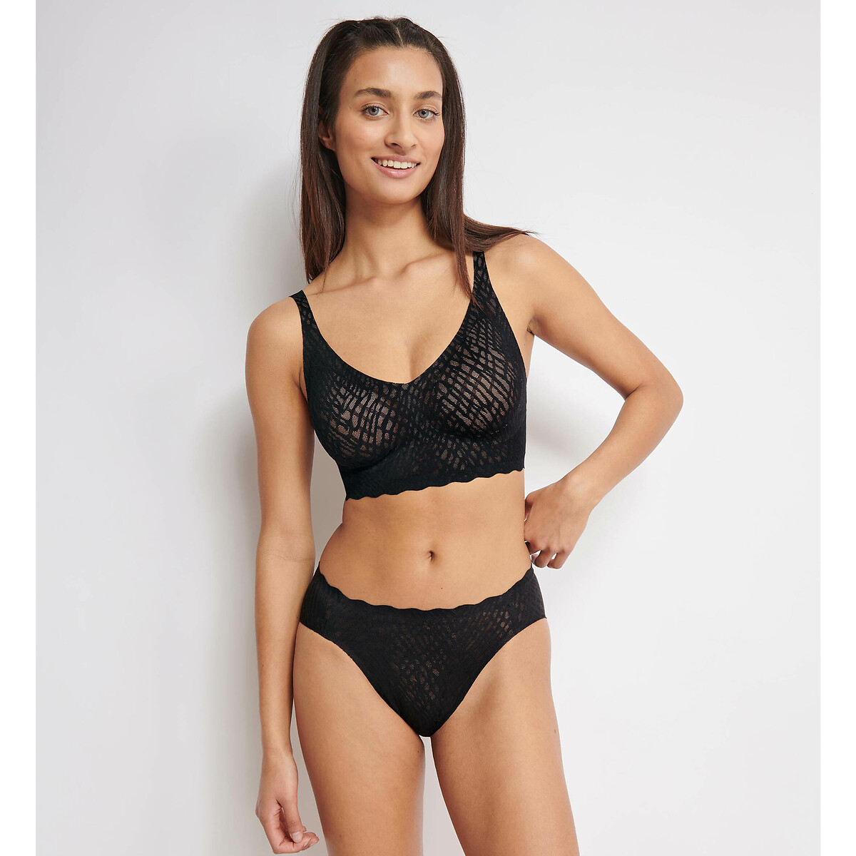 Reggiseno imbottito Zero Feel Bliss nero , SLOGGI