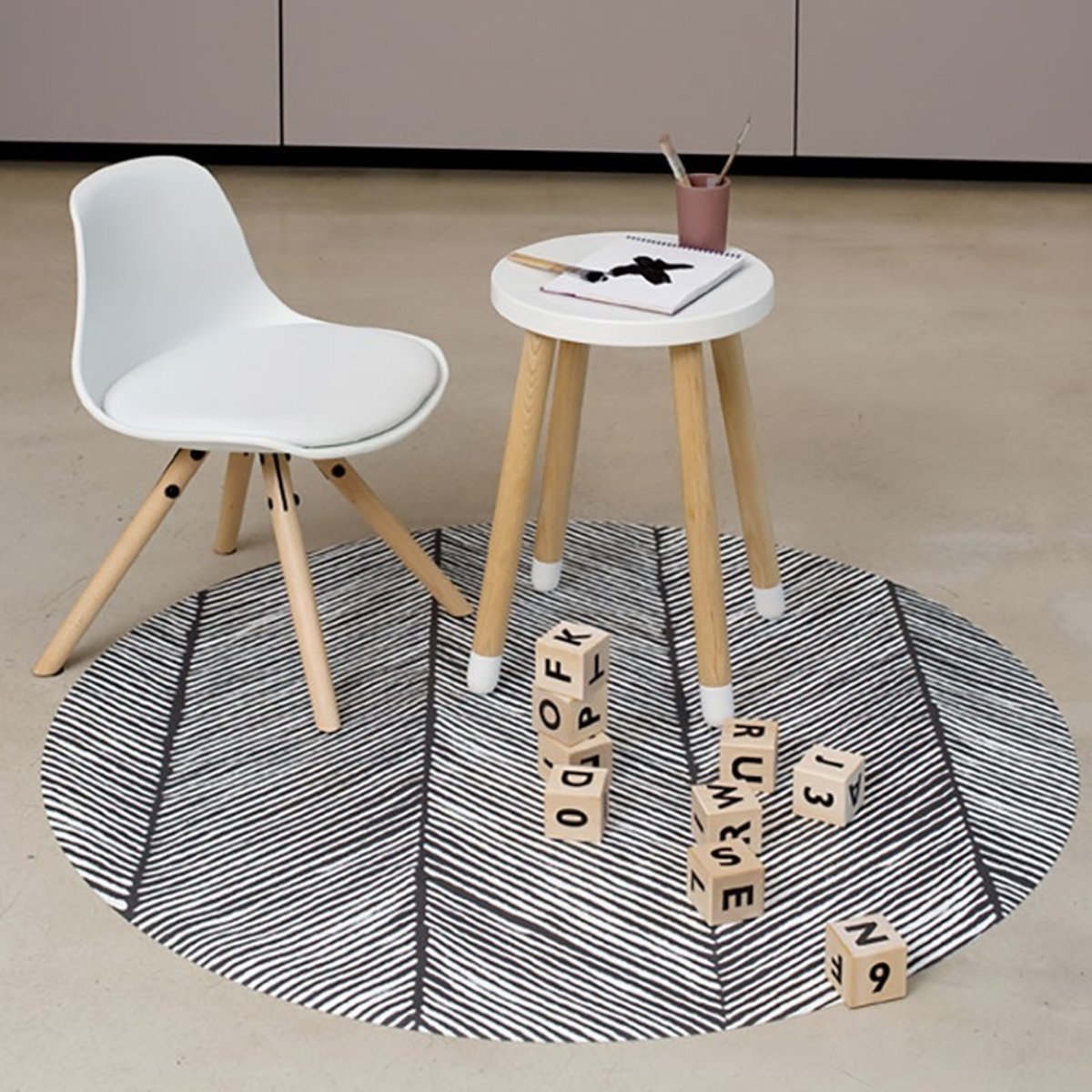 Tapis protège sol rond SAND - ANCHOR anchor, TODDLEKIND