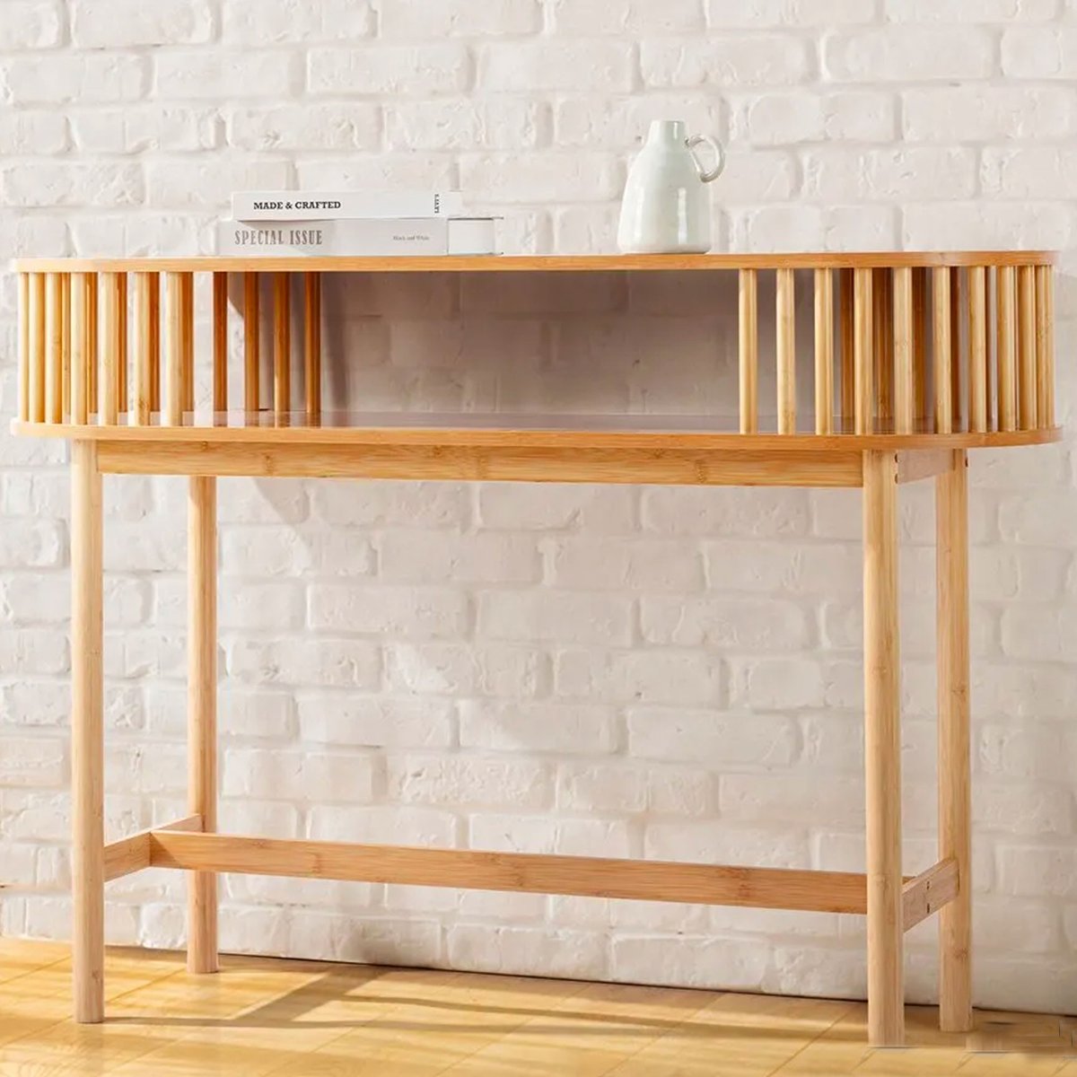 Console d'entrée en bois 120x39x85cm bois, WADIGA