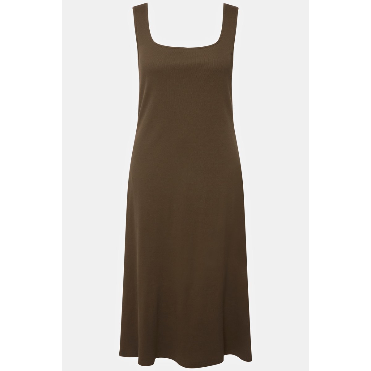 Robe midi dans un esprit boléro à encolure vert mousse, ULLA POPKEN