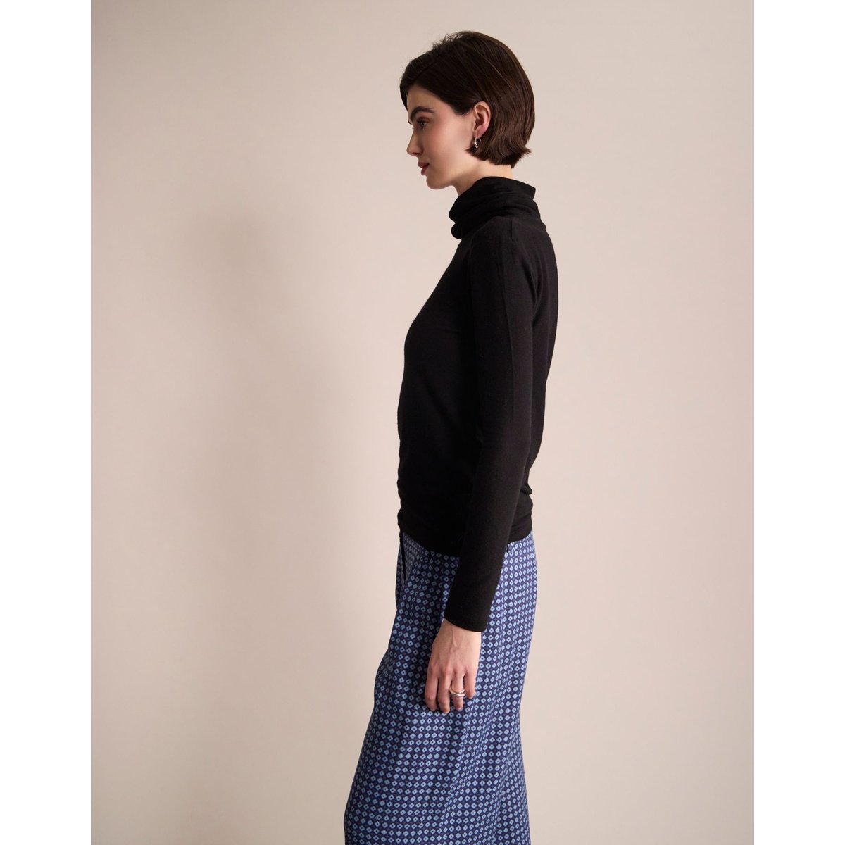 Pull col roulé Jade - INES DE LA FRESSANGE PARIS noir, INES DE LA FRESSANGE PARIS