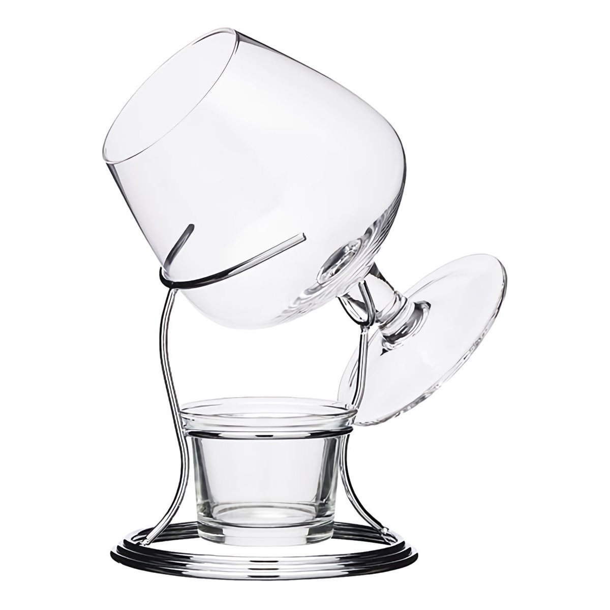 Coffret chauffe-verre à cognac et brandy barcraft couleur unique, BAR CRAFT