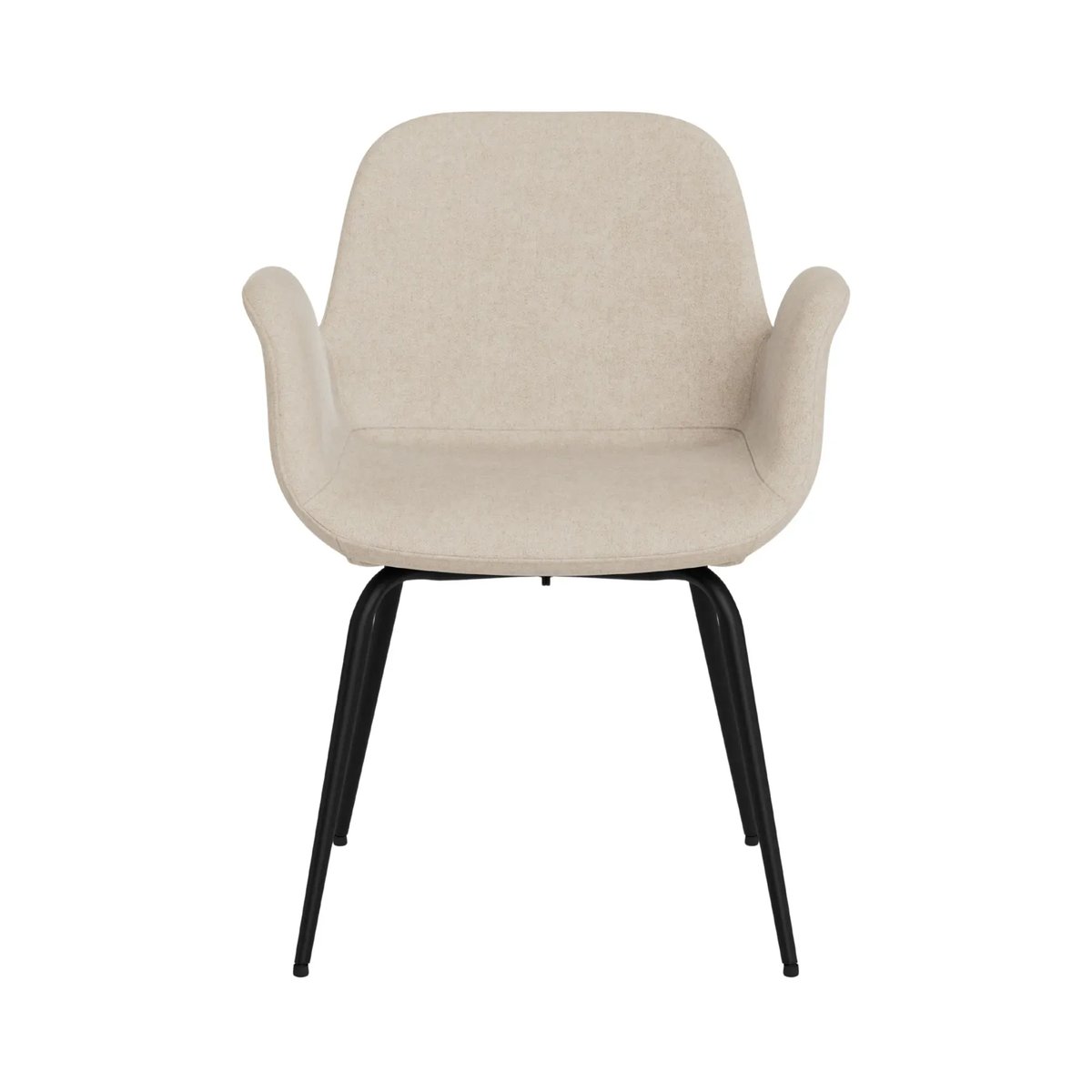 Chaises de salle à manger à accoudoirs beige clair (lot de 2) - BETINA beige, HELLIN, DEPUIS 1862