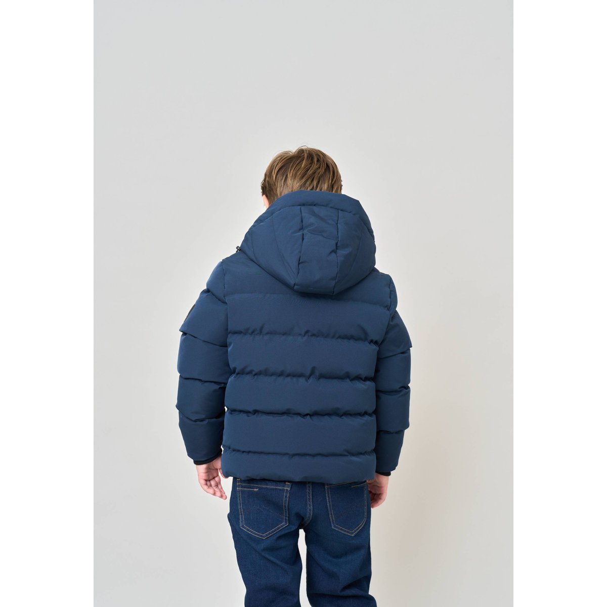 Doudoune regular garçon INTEREST navy, DEELUXE