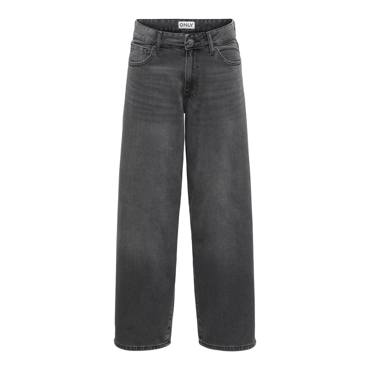 Jean À Jambe Large washed black, ONLY