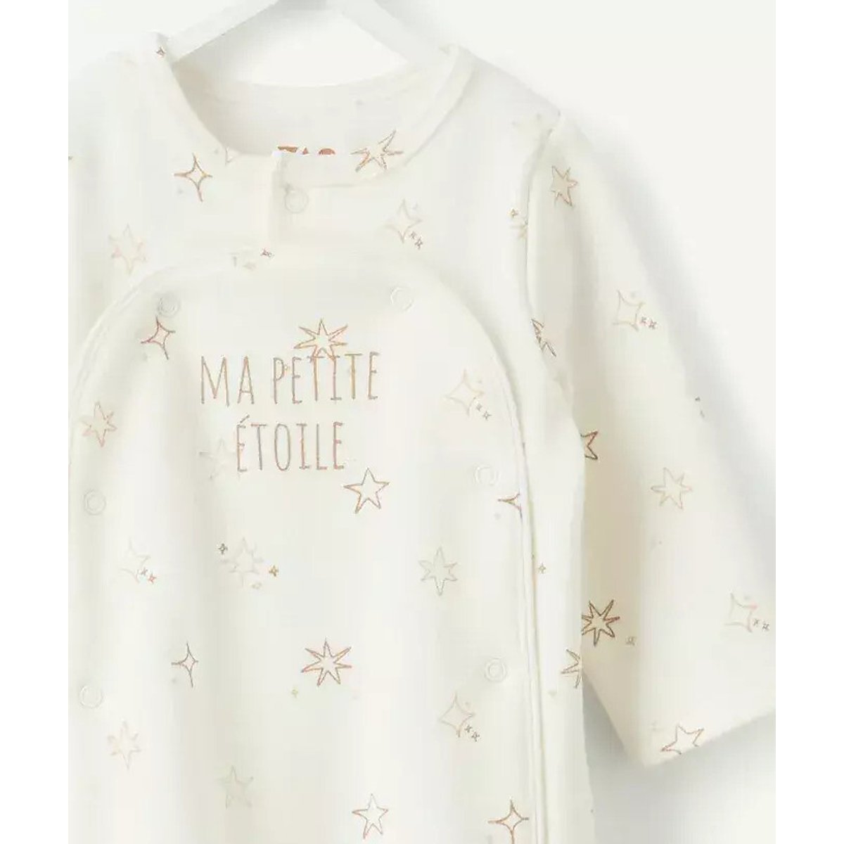 Pigiama per neonati unisex ecru , TAPE A L'OEIL