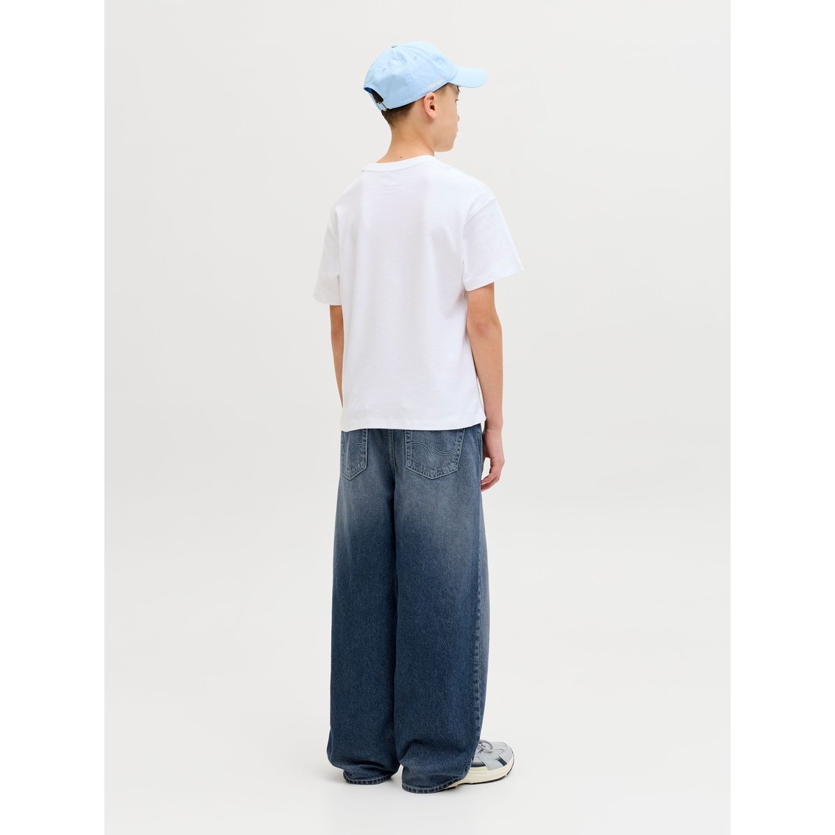 Jean À Coupe Wide blue denim, JACK & JONES JUNIOR