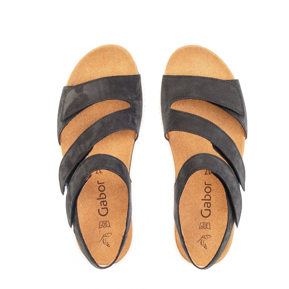 Sandales en cuir marine, GABOR