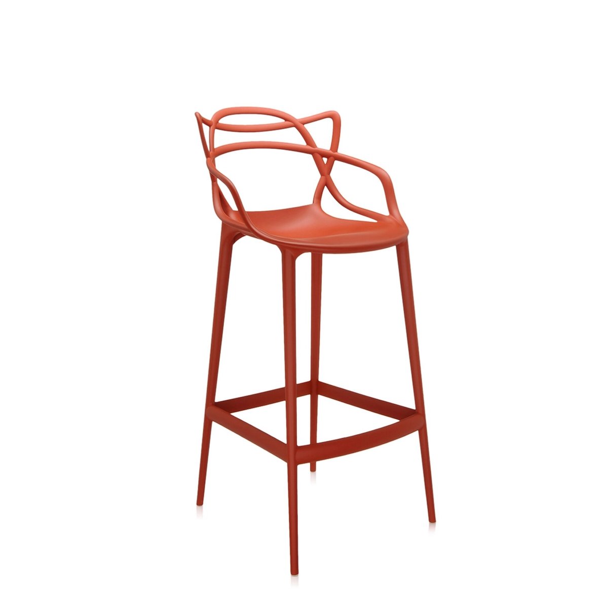 Tabouret MASTERS orange rouille, KARTELL