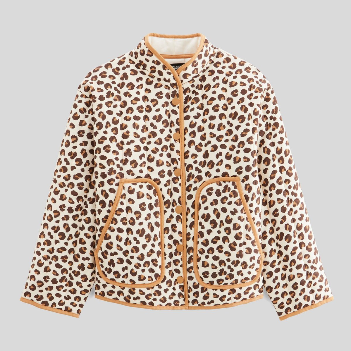 Veste imprimée matelassée amaretti, MONOPRIX