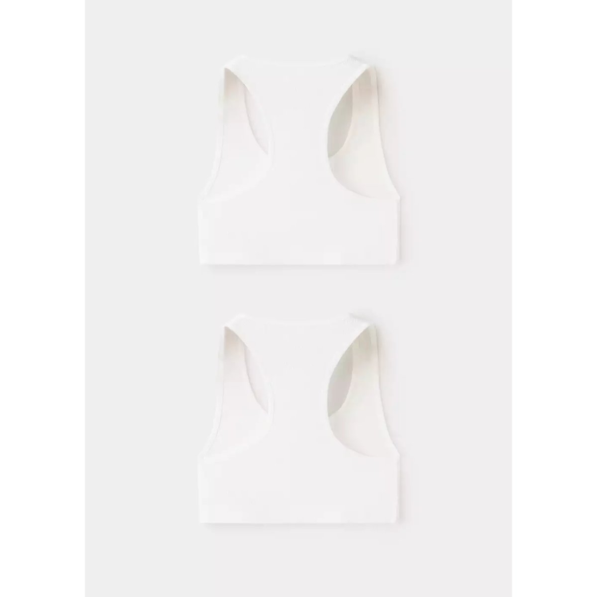 Lot 2 tops blanc cassé, MANGO KIDS