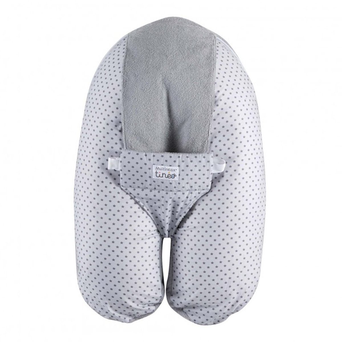 Coussin Multirelax éponge microfibre gris, TINEO