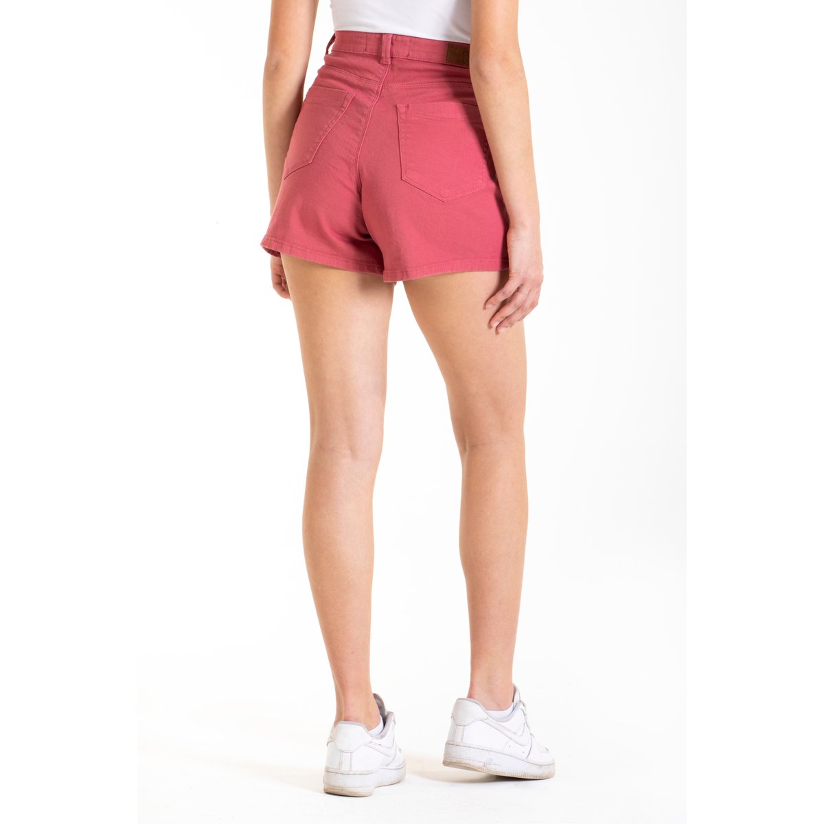 Short taille haute stretch GWENDOL rouge, RICA LEWIS