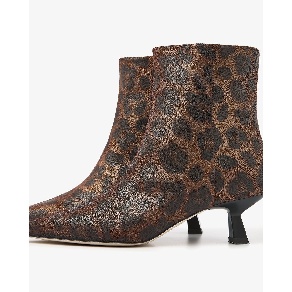 Bottines SUZY FRANKY marron,leopard print, VIA VAI