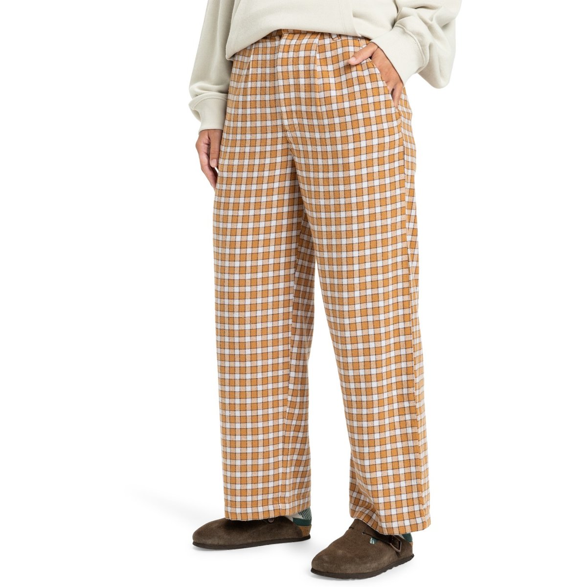 Pantalon non denim PENAREK marron chocolate brown penarek, QUIKSILVER