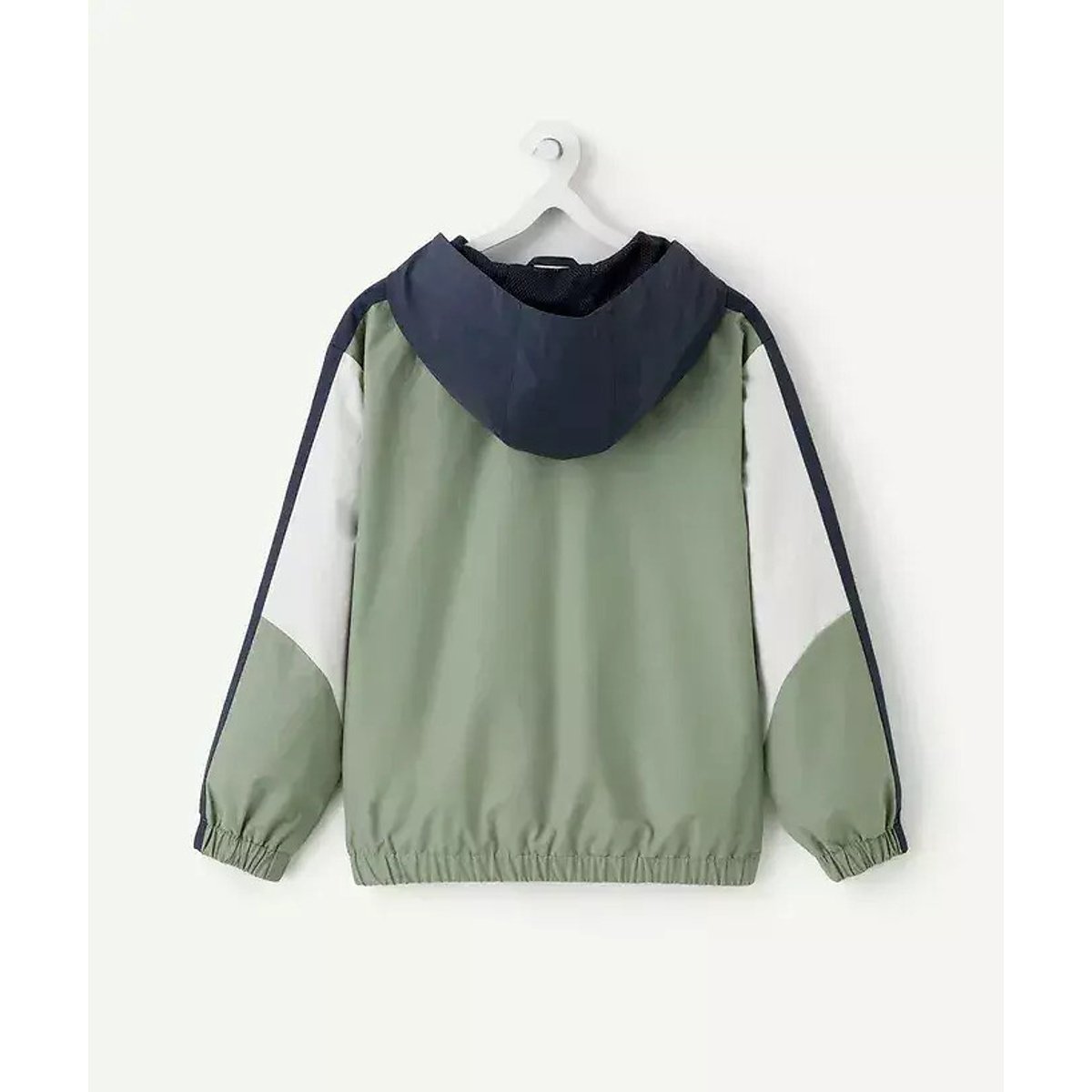 Giacca anti vento blu navy/ecrù/verde, TAPE A L'OEIL